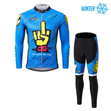 Load image into Gallery viewer, Thriller Rider Sports Bicycle Clothing Mens Cycling Jackets and Tights Winter Kit(Bastard)
