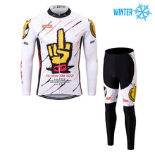 Load image into Gallery viewer, Thriller Rider Sports Bicycle Clothing Mens Cycling Jackets and Tights Winter Kit(Bastard)
