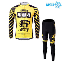 Load image into Gallery viewer, Thriller Rider Sports Bicycle Clothing Mens Cycling Jackets and Tights Winter Kit(Error 404)
