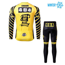 Load image into Gallery viewer, Thriller Rider Sports Bicycle Clothing Mens Cycling Jackets and Tights Winter Kit(Error 404)
