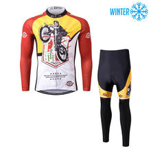 Load image into Gallery viewer, Thriller Rider Sports Bicycle Clothing Mens Cycling Jackets and Tights Winter Kit(Feel in Your Wheels)
