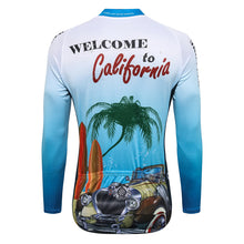 Load image into Gallery viewer, Thriller Rider Sports Bicycle Clothing Mens Cycling Jersey Long Sleeve(Welcome to California)
