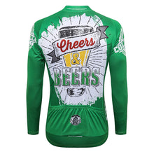 Load image into Gallery viewer, Thriller Rider Sports Bicycle Clothing Mens Cycling Jersey Long Sleeve(Cheers &amp; Beers)
