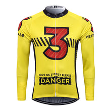 Load image into Gallery viewer, Thriller Rider Sports Bicycle Clothing Mens Cycling Jersey Long Sleeve(Give Us 3 Feet Please)
