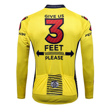 Load image into Gallery viewer, Thriller Rider Sports Bicycle Clothing Mens Cycling Jersey Long Sleeve(Give Us 3 Feet Please)
