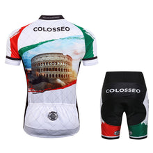 Load image into Gallery viewer, Thriller Rider Sports Bicycle Clothing Mens Cycling Jersey Short Sleeve and Shorts Kit(Colosseo)
