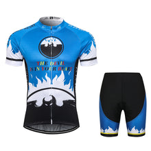 Load image into Gallery viewer, Thriller Rider Sports Bicycle Clothing Mens Cycling Jersey Short Sleeve and Shorts Kit(The Devil is in Your Heart)
