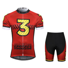 Load image into Gallery viewer, Thriller Rider Sports Bicycle Clothing Mens Cycling Jersey Short Sleeve and Shorts Kit(Give Us 3 Feet Please)
