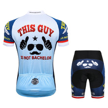 Load image into Gallery viewer, Thriller Rider Sports Bicycle Clothing Mens Cycling Jersey Short Sleeve and Shorts Kit(You Have Been Warned)
