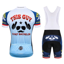 Load image into Gallery viewer, Thriller Rider Sports Bicycle Clothing Mens Cycling Jersey Short Sleeve and Bib Shorts Kit(You Have Been Warned)
