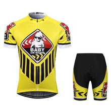 Load image into Gallery viewer, Thriller Rider Sports Bicycle Clothing Mens Cycling Jersey Short Sleeve and Shorts Kit(Baby on Board)
