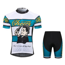 Load image into Gallery viewer, Thriller Rider Sports Bicycle Clothing Mens Cycling Jersey Short Sleeve and Shorts Kit(Cheers for Being)
