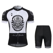 Load image into Gallery viewer, Thriller Rider Sports Bicycle Clothing Mens Cycling Jersey Short Sleeve and Shorts Kit(Ace of Spades)
