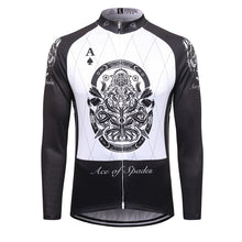 Load image into Gallery viewer, Thriller Rider Sports Bicycle Clothing Mens Cycling Jersey Long Sleeve(Ace of Spades)
