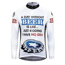 Load image into Gallery viewer, Thriller Rider Sports Bicycle Clothing Mens Cycling Jersey Long Sleeve(Beer Cap)
