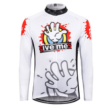 Load image into Gallery viewer, Thriller Rider Sports Bicycle Clothing Mens Cycling Jersey Long Sleeve(Give Me Five)
