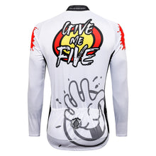 Load image into Gallery viewer, Thriller Rider Sports Bicycle Clothing Mens Cycling Jersey Long Sleeve(Give Me Five)
