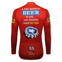 Load image into Gallery viewer, Thriller Rider Sports Bicycle Clothing Mens Cycling Jersey Long Sleeve(Beer Cap)
