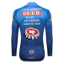 Load image into Gallery viewer, Thriller Rider Sports Bicycle Clothing Mens Cycling Jersey Long Sleeve(Beer Cap)
