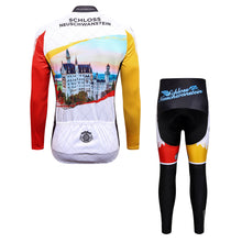 Load image into Gallery viewer, Thriller Rider Sports Bicycle Clothing Mens Cycling Jersey Long Sleeve and Trousers Kit(Schoss Neuschwanstein)
