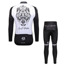 Load image into Gallery viewer, Thriller Rider Sports Bicycle Clothing Mens Cycling Jersey Long Sleeve and Trousers Kit(Ace of Spades)
