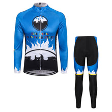 Load image into Gallery viewer, Thriller Rider Sports Bicycle Clothing Mens Cycling Jersey Long Sleeve and Trousers Kit(The Devil is in Your Heart)
