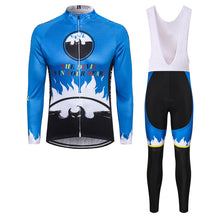 Load image into Gallery viewer, Thriller Rider Sports Bicycle Clothing Mens Cycling Jersey Long Sleeve and Bib Trousers Kit(The Devil is in Your Heart)
