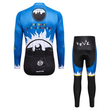 Load image into Gallery viewer, Thriller Rider Sports Bicycle Clothing Mens Cycling Jersey Long Sleeve and Trousers Kit(The Devil is in Your Heart)
