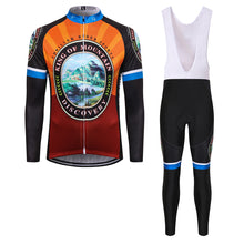 Load image into Gallery viewer, Thriller Rider Sports Bicycle Clothing Mens Cycling Jersey Long Sleeve and Bib Trousers Kit(Discovery)
