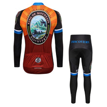 Load image into Gallery viewer, Thriller Rider Sports Bicycle Clothing Mens Cycling Jersey Long Sleeve and Trousers Kit(Discovery)
