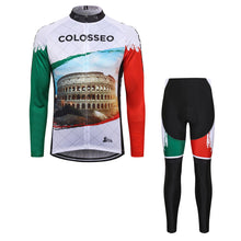 Load image into Gallery viewer, Thriller Rider Sports Bicycle Clothing Mens Cycling Jersey Long Sleeve and Trousers Kit(Colosseo)
