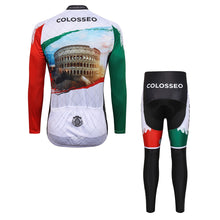 Load image into Gallery viewer, Thriller Rider Sports Bicycle Clothing Mens Cycling Jersey Long Sleeve and Trousers Kit(Colosseo)
