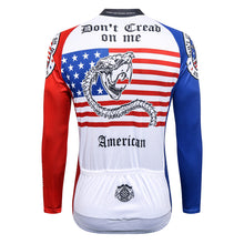 Load image into Gallery viewer, Thriller Rider Sports Bicycle Clothing Mens Cycling Jersey Long Sleeve(Don&#39;t Cread on Me)
