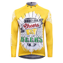 Load image into Gallery viewer, Thriller Rider Sports Bicycle Clothing Mens Cycling Jersey Long Sleeve(Cheers &amp; Beers)
