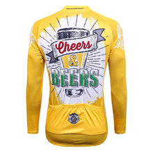 Load image into Gallery viewer, Thriller Rider Sports Bicycle Clothing Mens Cycling Jersey Long Sleeve(Cheers &amp; Beers)
