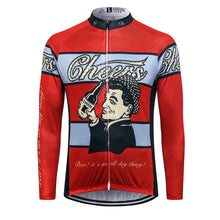 Load image into Gallery viewer, Thriller Rider Sports Bicycle Clothing Mens Cycling Jersey Long Sleeve(Cheers for Being)
