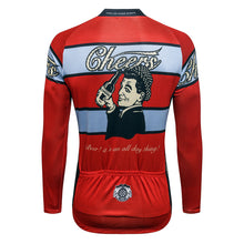 Load image into Gallery viewer, Thriller Rider Sports Bicycle Clothing Mens Cycling Jersey Long Sleeve(Cheers for Being)
