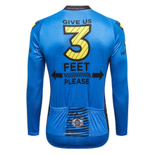 Load image into Gallery viewer, Thriller Rider Sports Bicycle Clothing Mens Cycling Jersey Long Sleeve(Give Us 3 Feet Please)
