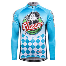 Load image into Gallery viewer, Thriller Rider Sports Bicycle Clothing Mens Cycling Jersey Long Sleeve(Cheers for Freedom)
