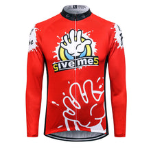 Load image into Gallery viewer, Thriller Rider Sports Bicycle Clothing Mens Cycling Jersey Long Sleeve(Give Me Five)
