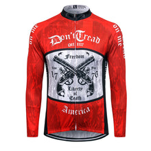 Load image into Gallery viewer, Thriller Rider Sports Bicycle Clothing Mens Cycling Jersey Long Sleeve(Don&#39;t Cread on Me)
