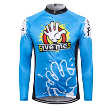 Load image into Gallery viewer, Thriller Rider Sports Bicycle Clothing Mens Cycling Jersey Long Sleeve(Give Me Five)
