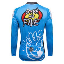 Load image into Gallery viewer, Thriller Rider Sports Bicycle Clothing Mens Cycling Jersey Long Sleeve(Give Me Five)
