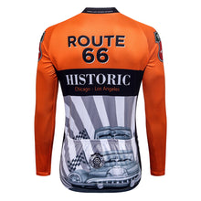 Load image into Gallery viewer, Thriller Rider Sports Bicycle Clothing Mens Cycling Jersey Long Sleeve(Route 66)
