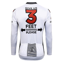 Load image into Gallery viewer, Thriller Rider Sports Bicycle Clothing Mens Cycling Jersey Long Sleeve(Give Us 3 Feet Please)
