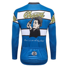 Load image into Gallery viewer, Thriller Rider Sports Bicycle Clothing Mens Cycling Jersey Long Sleeve(Cheers for Being)
