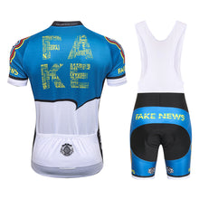 Load image into Gallery viewer, Thriller Rider Sports Bicycle Clothing Mens Cycling Jersey Short Sleeve and Bib Shorts Kit(Fake News)
