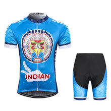 Load image into Gallery viewer, Thriller Rider Sports Bicycle Clothing Mens Cycling Jersey Short Sleeve and Shorts Kit(Indian)
