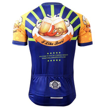 Load image into Gallery viewer, Thriller Rider Sports Bicycle Clothing Mens Cycling Jersey Short Sleeve(I Like Beer)
