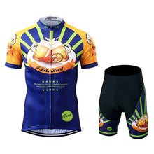 Load image into Gallery viewer, Thriller Rider Sports Bicycle Clothing Mens Cycling Jersey Short Sleeve and Shorts Kit(I Like Beer)
